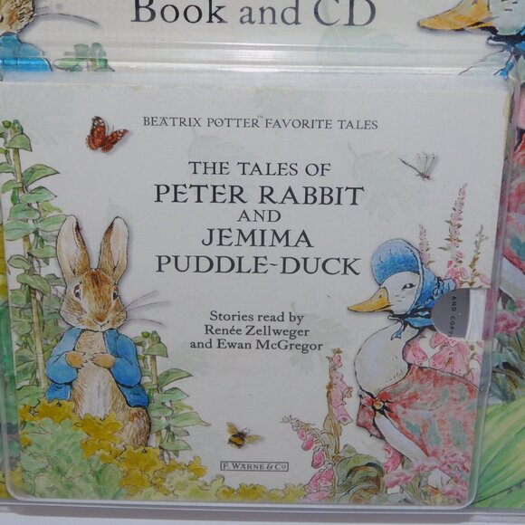 Beatrix Potter The Tales of Peter Rabbit  Read Along Book CD NEW Ewan McGregor - Picture 3 of 6